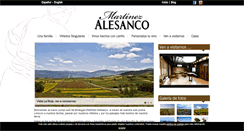 Desktop Screenshot of bodegasmartinezalesanco.com