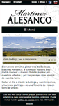Mobile Screenshot of bodegasmartinezalesanco.com